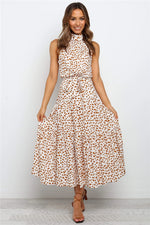 Beige leopard print