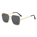 gold frame gray sheet
