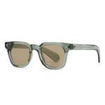 gray green frame light tea