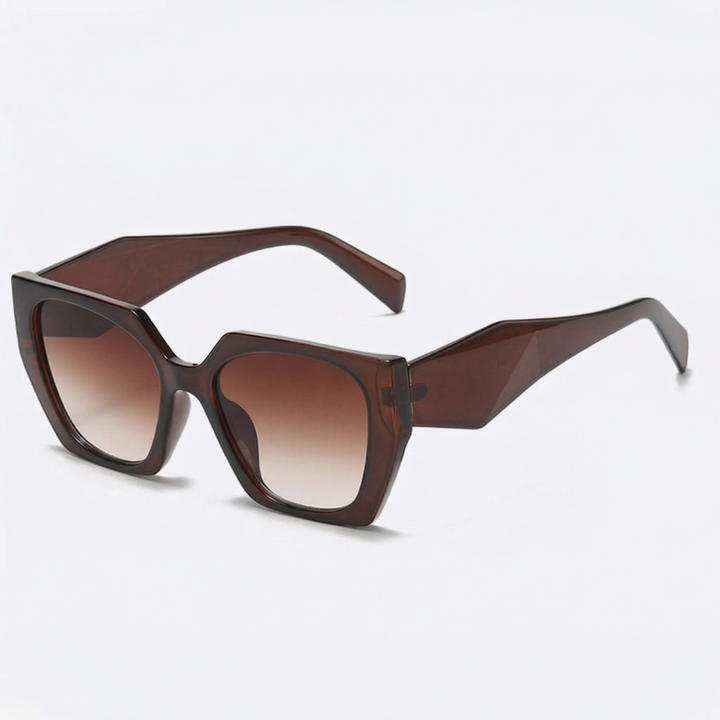 Luxury Cat Eye Sunglasses Women Vintage Wide Frame Shades