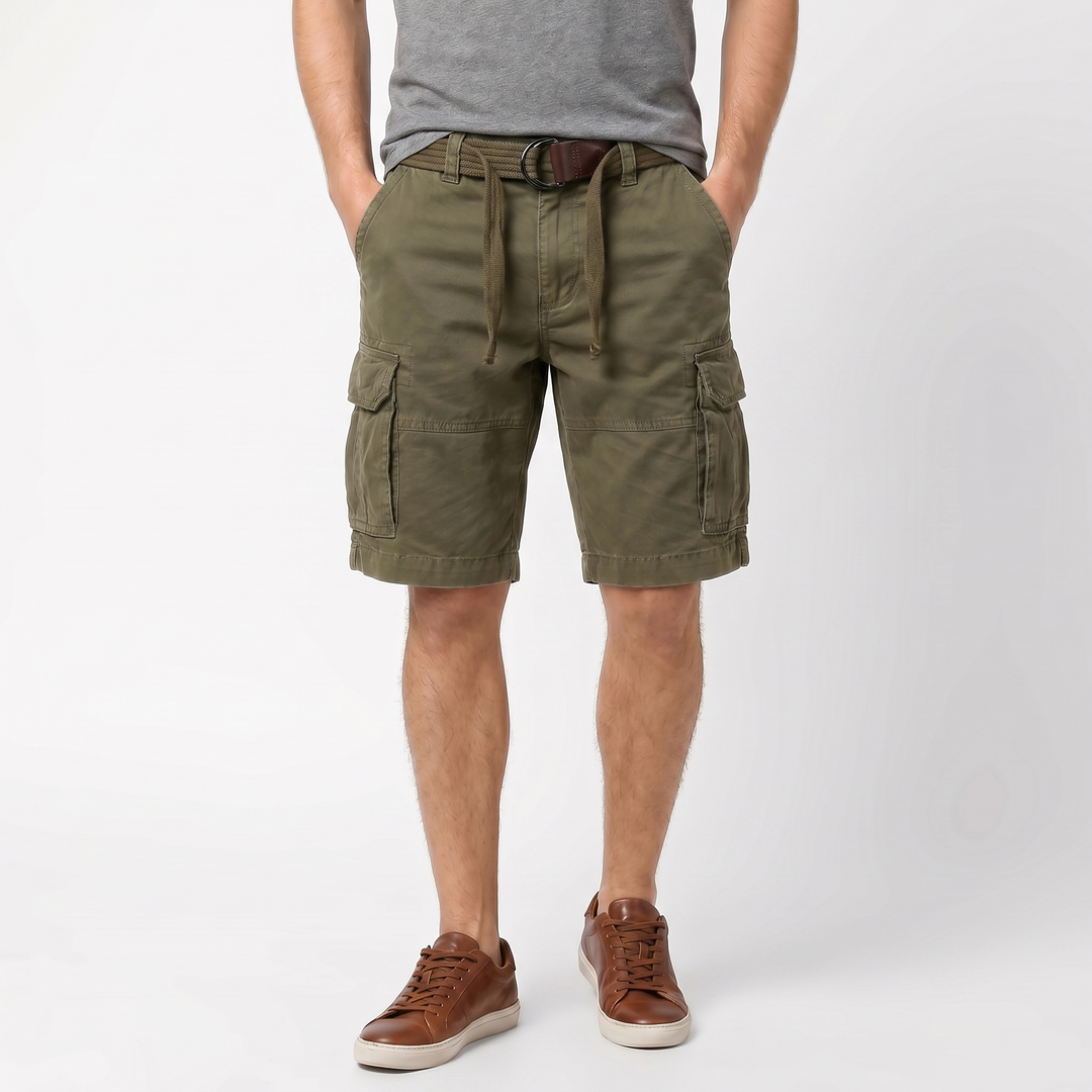 Cargo Shorts Men - Relaxed Fit Cotton Utility Summer Shorts