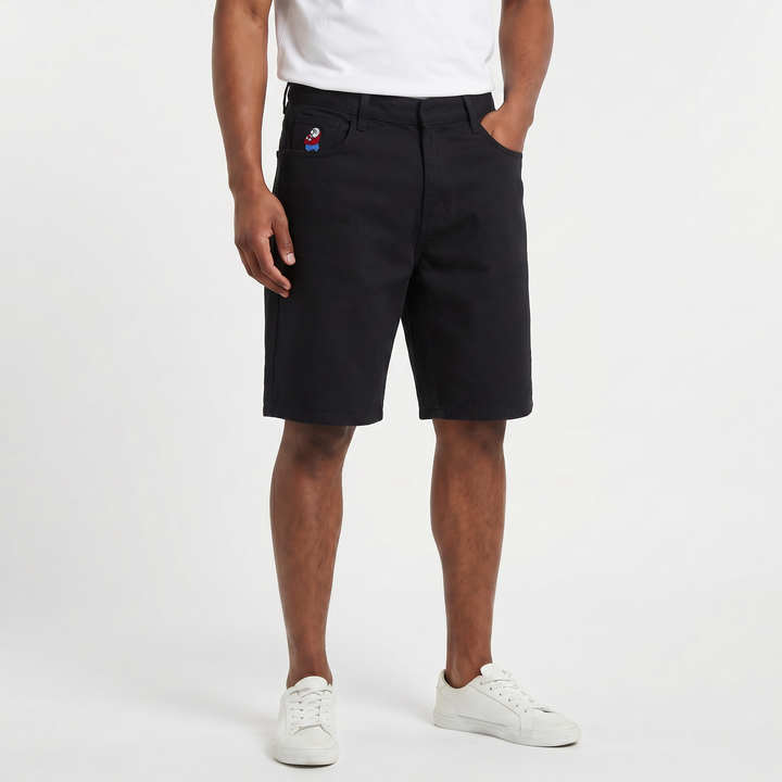 Jorts Men - Relaxed Fit Baggy Denim Shorts Knee Length