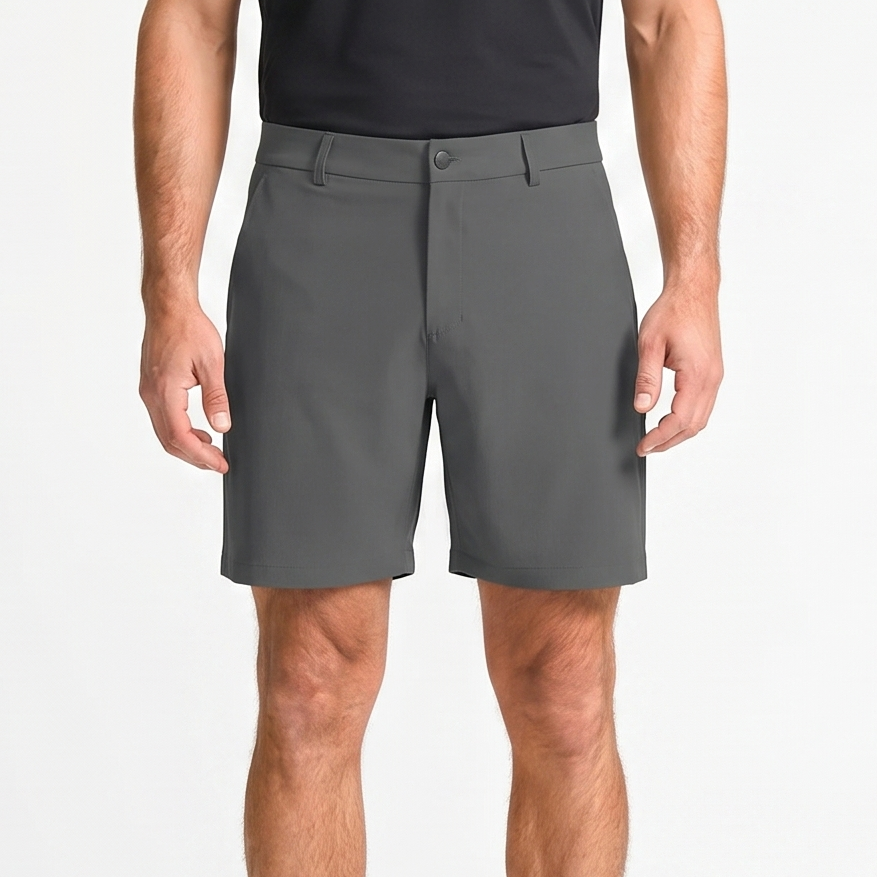Chaper Shorts Men - Tailored Flat Front Knee Length
