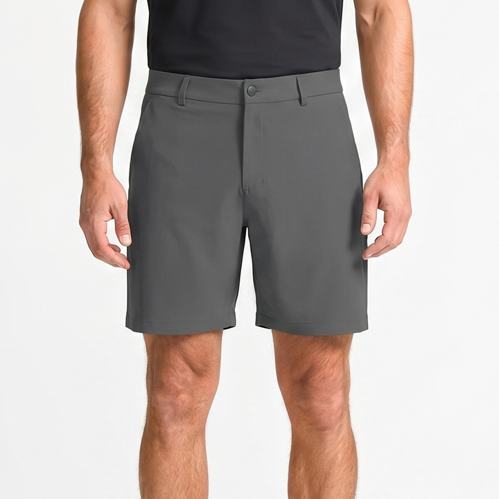 Chaper Shorts Men - Tailored Flat Front Knee Length