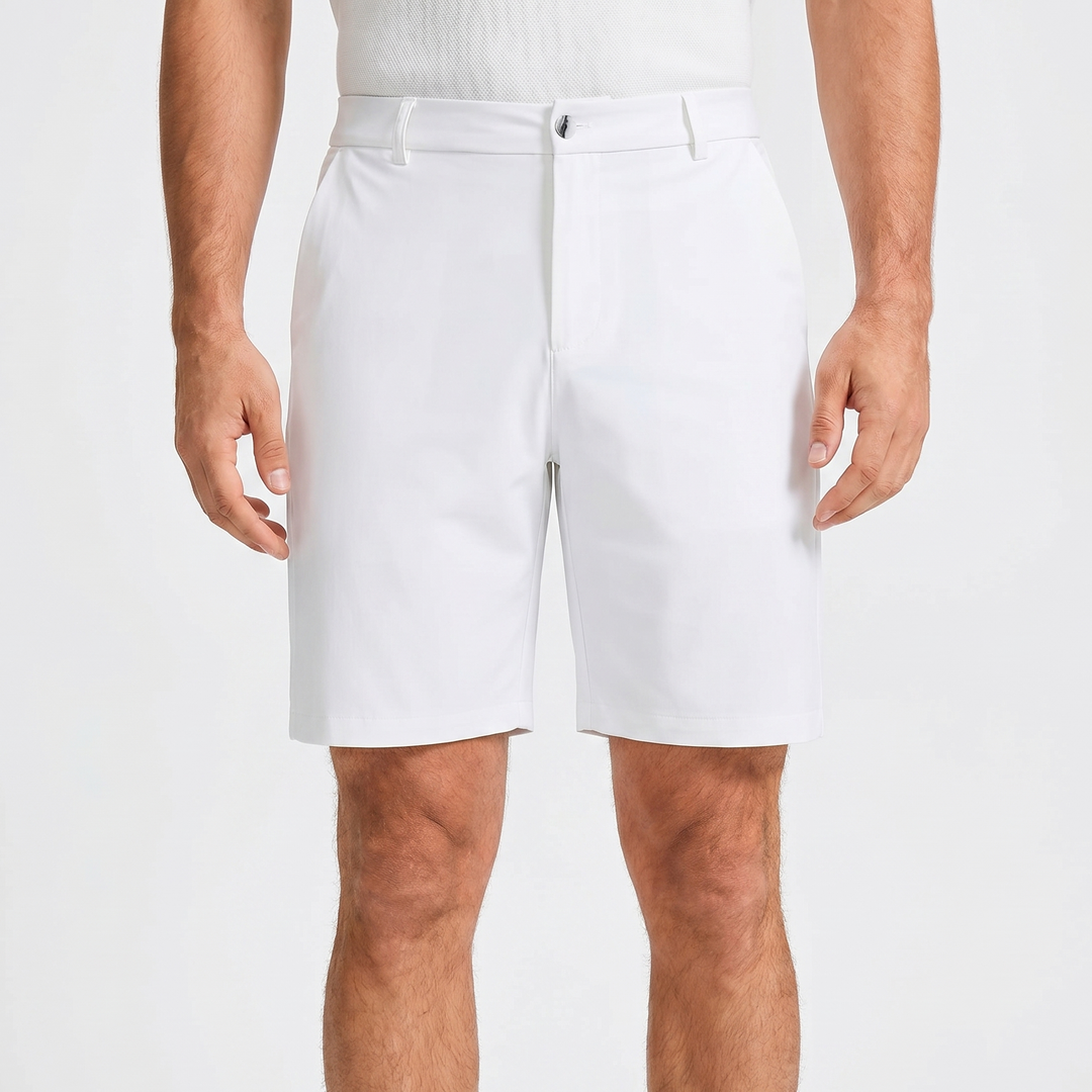 Chaper Shorts Men - Tailored Flat Front Knee Length