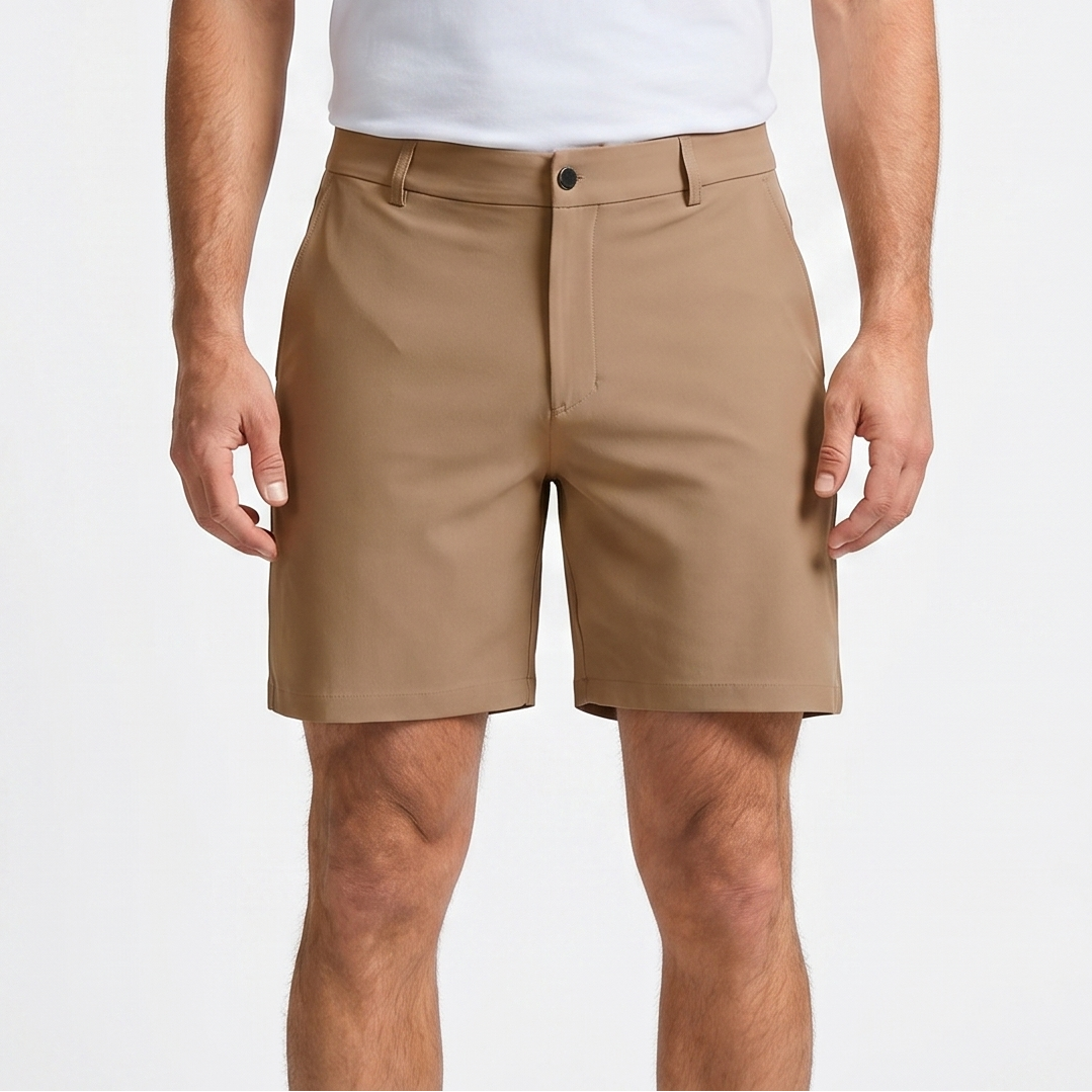 Chaper Shorts Men - Tailored Flat Front Knee Length