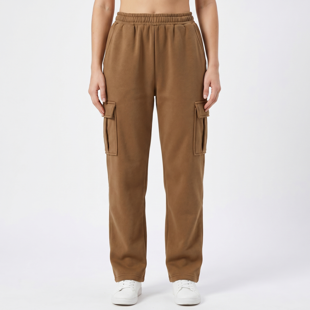 Cargo Pants Women - High Waisted Wide Leg Sweatpant