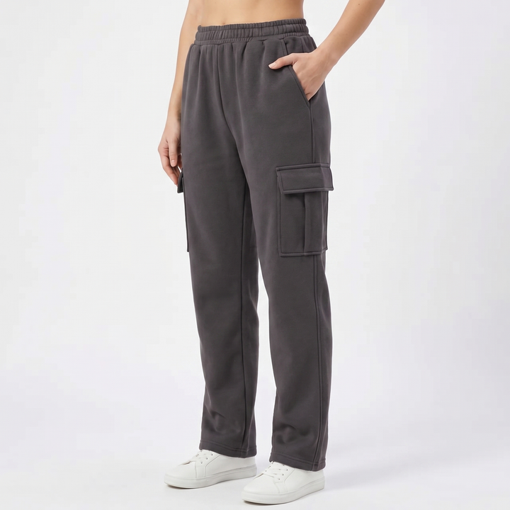 Cargo Pants Women - High Waisted Wide Leg Sweatpant