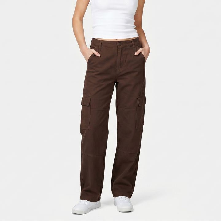 Cargo Pants - Low Rise Straight Leg Utility