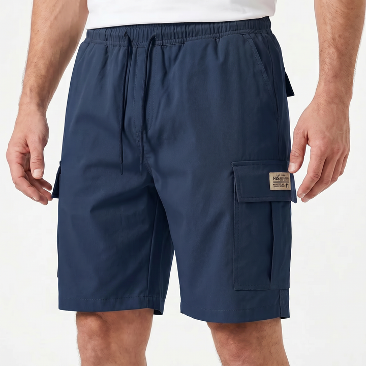 Cargo Shorts Men - Drawstring Flap Pocket Utility