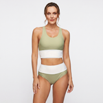 Green Two-Piece Swimsuit
