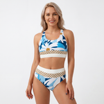 Printed Two-Piece Swimsuit