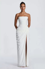 White (With Fish Bones)