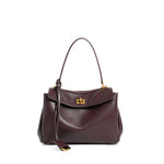 Wine Red Small Gold Buckle (High Quality Cowhide)
