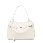 White Large Silver Buckle (High-Grade Cowhide)