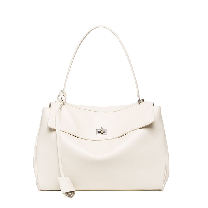 Women's Leather Shoulder Bag Large Capacity Crossbody Tote Gold Hardware