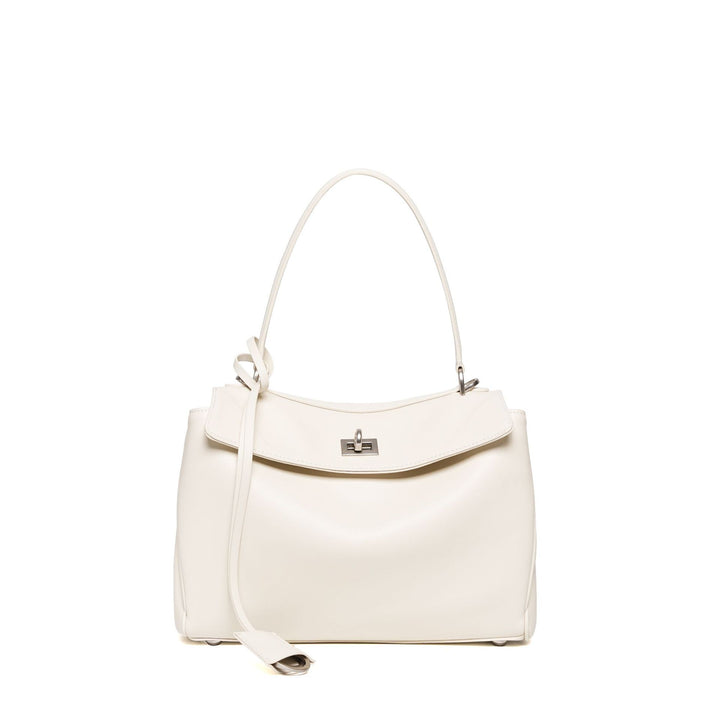 Women's Leather Shoulder Bag Large Capacity Crossbody Tote Gold Hardware