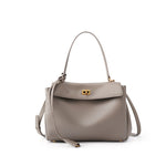 Milk Tea Mini Gold Buckle (Advanced Cowhide)