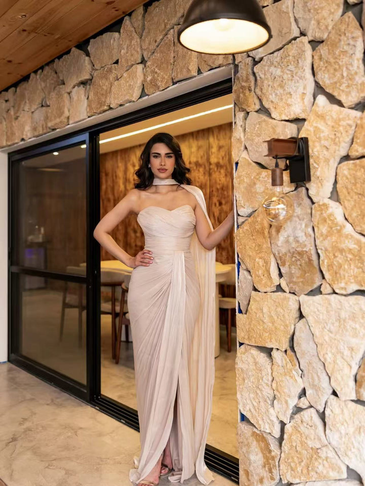 High-End Strapless Dress