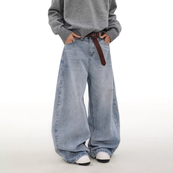 Washed Blue Jeans