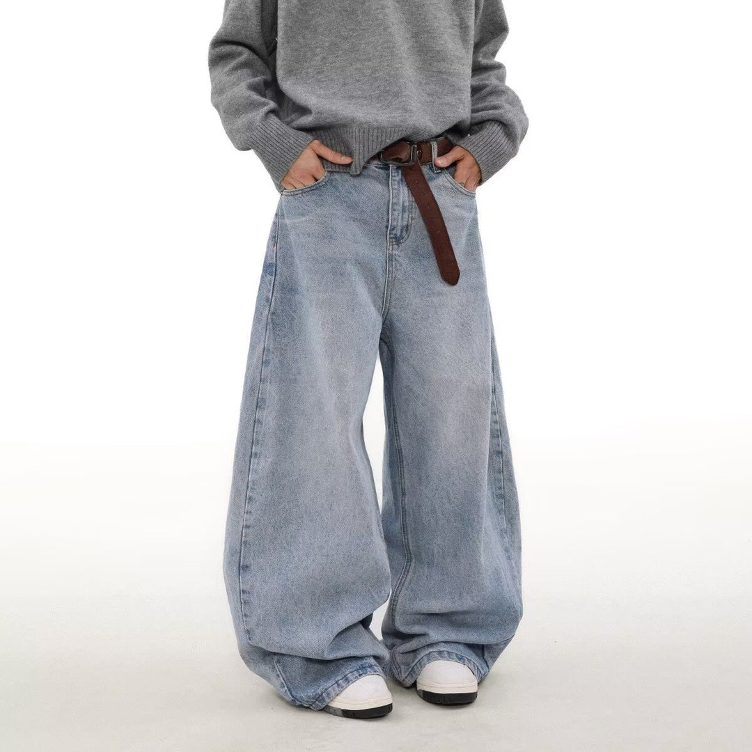 Washed Blue Jeans