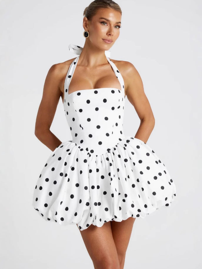 Lace-Up Bow Dress