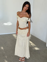 White Polka Dot